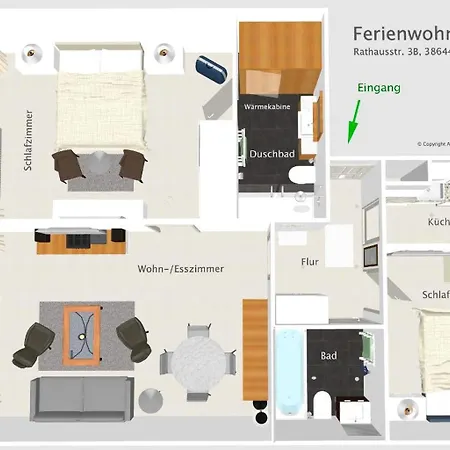 Luxusferienwohnung Mit Infrarotwaermekabine Apartment